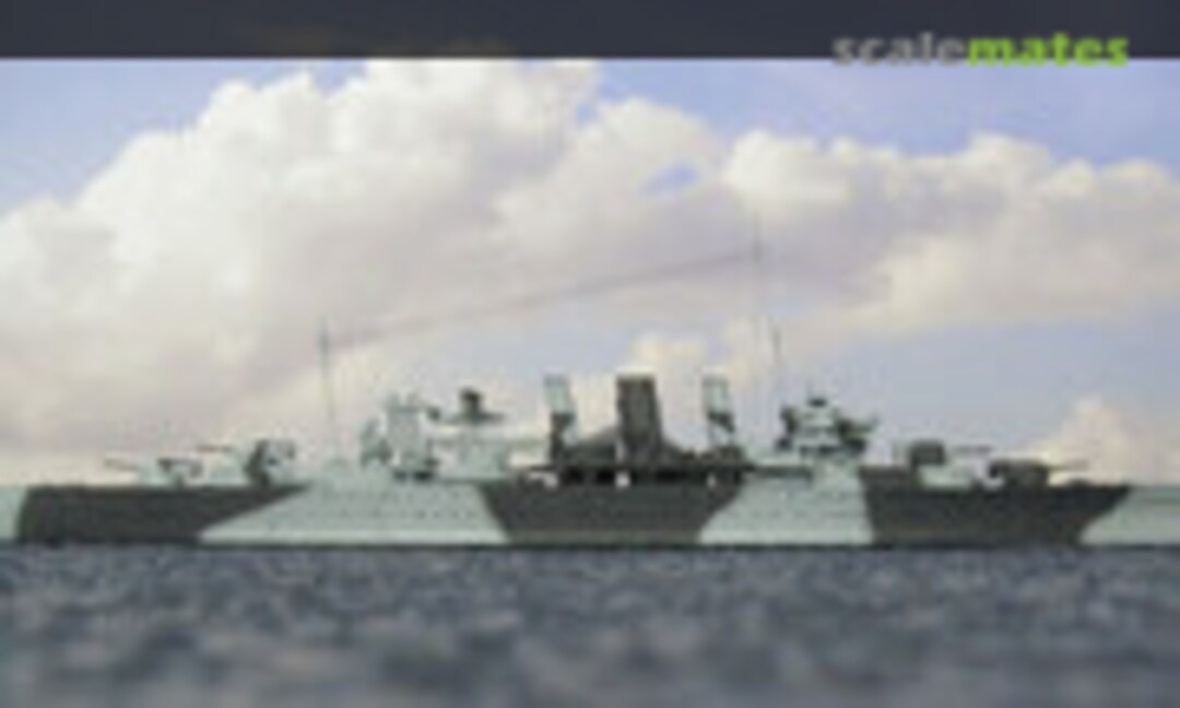 Britischer Schwerer Kreuzer HMS Kent 1:700