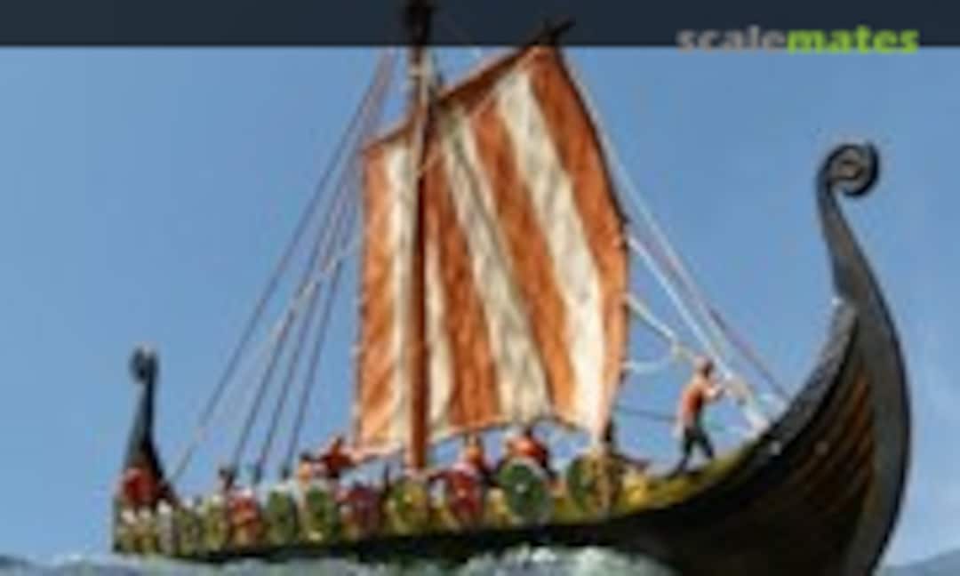 Wikingerschiff Oseberg 1:180