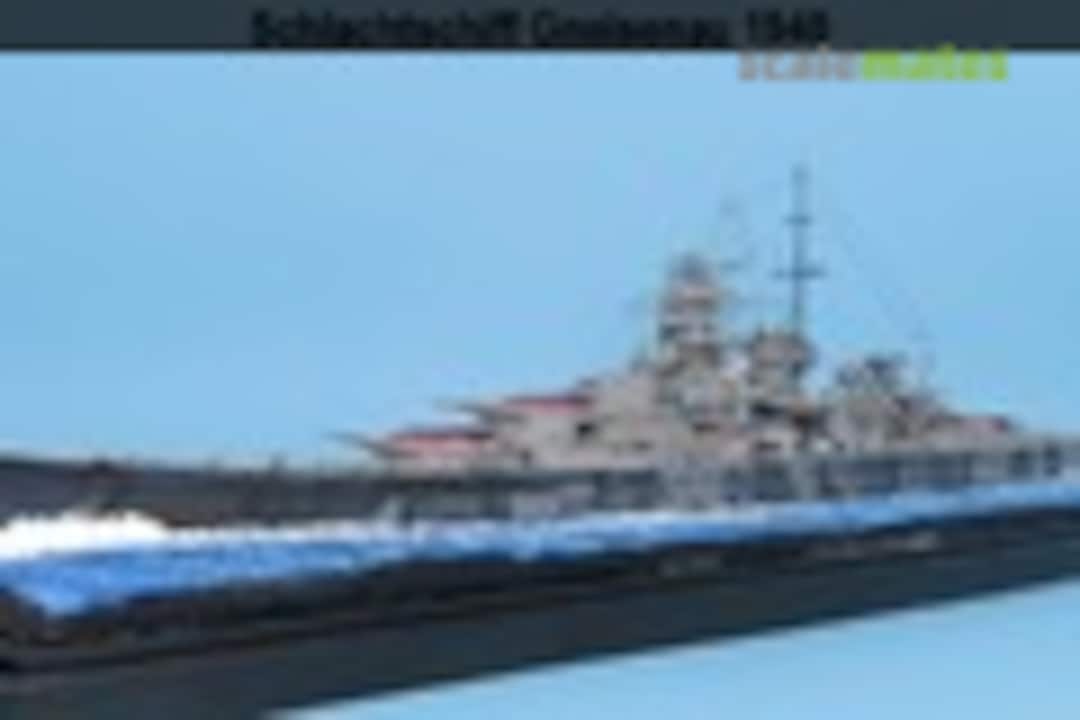 Deutsches Schlachtschiff Gneisenau 1:700
