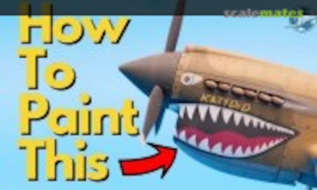 1/48 Eduard P-40 Warhawk: Now that a nice Sharkmouth! – MODEL AIRPLANE MAKER 1:48