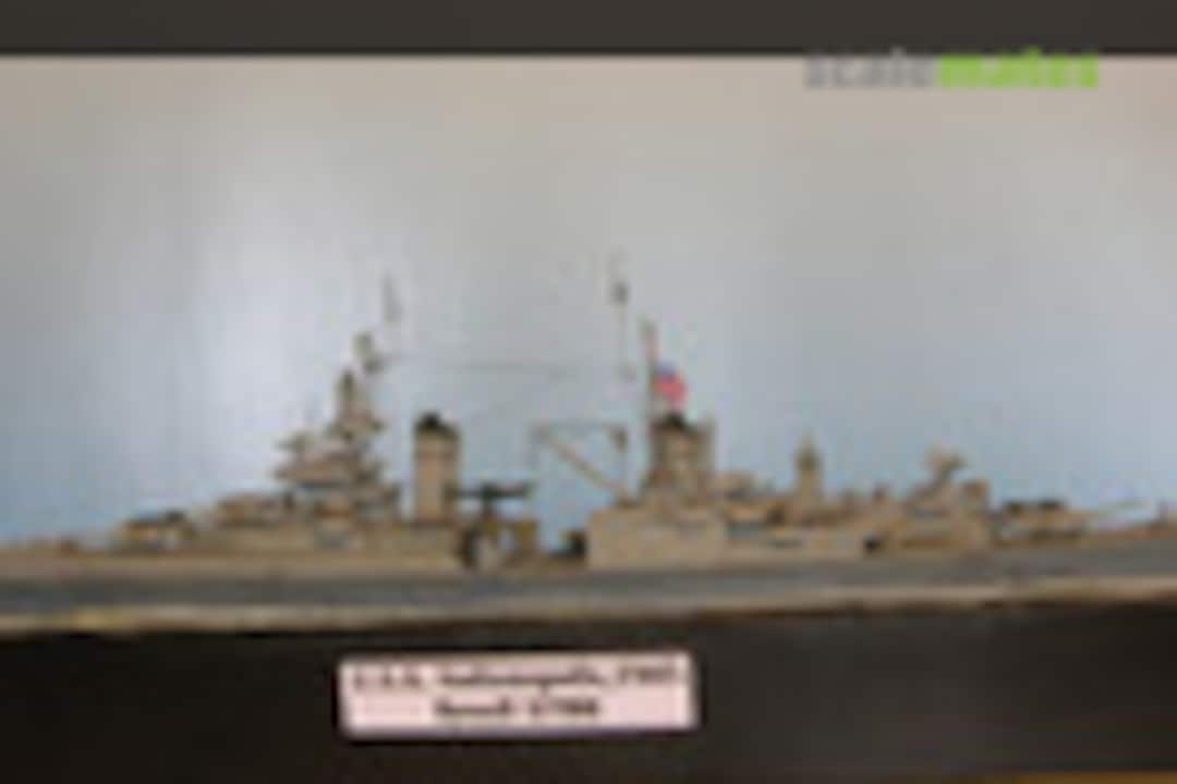Schwerer Kreuzer USS Indianapolis 1:700