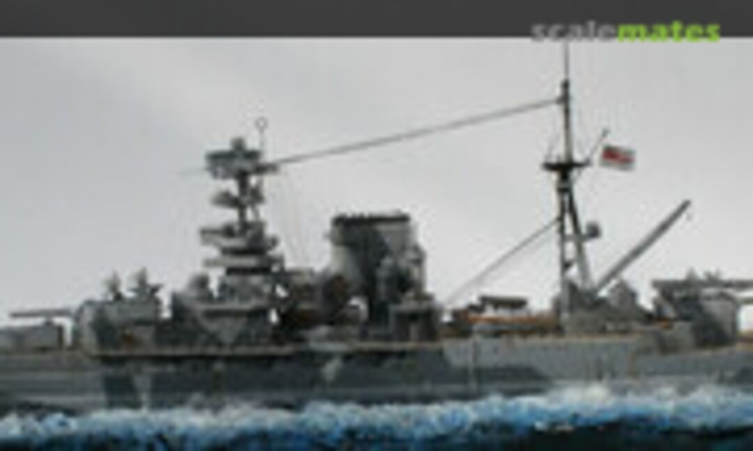 Britisches Schlachtschiff Barham 1:700