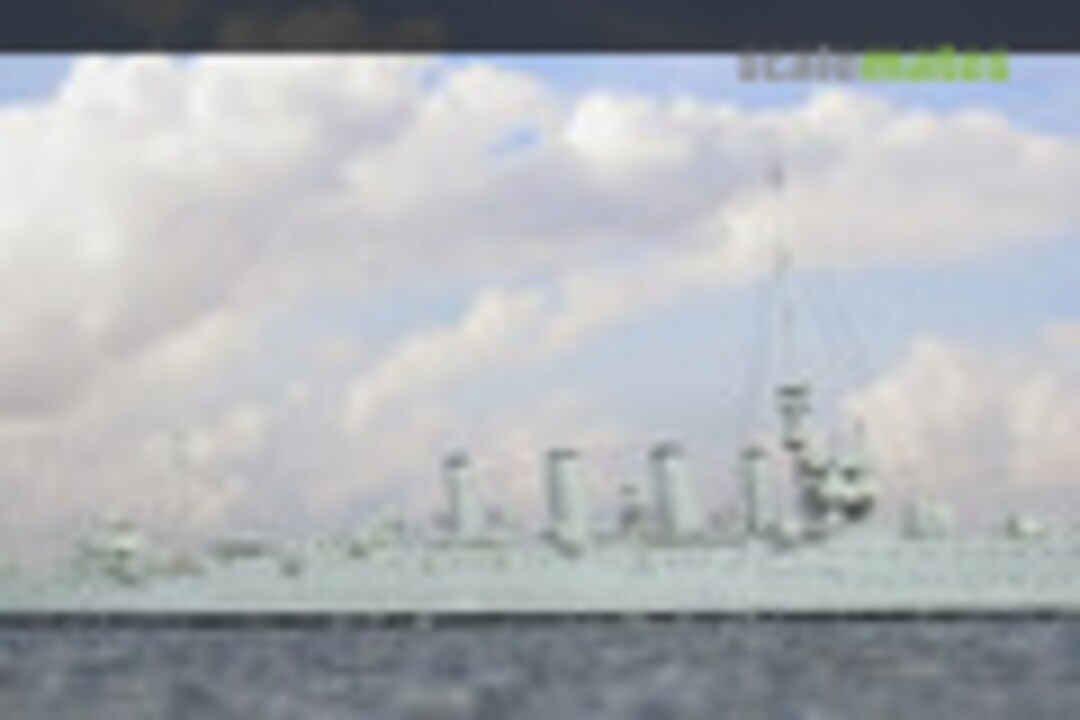 Britischer Leichter Kreuzer HMS Chester 1:700
