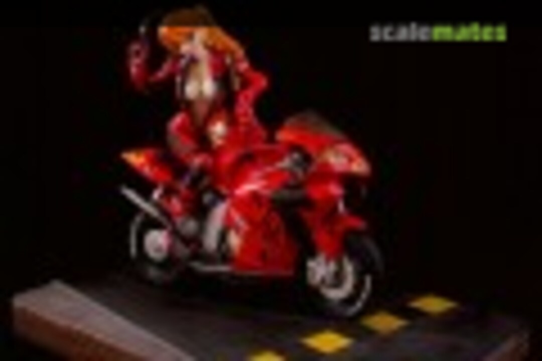 Asuka with Motorcycle 1:6