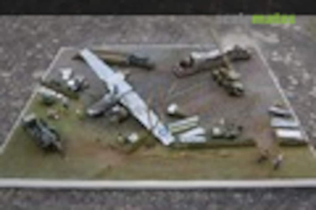 Joint RAF/USAAF Crash Recovery Diorama 1:72
