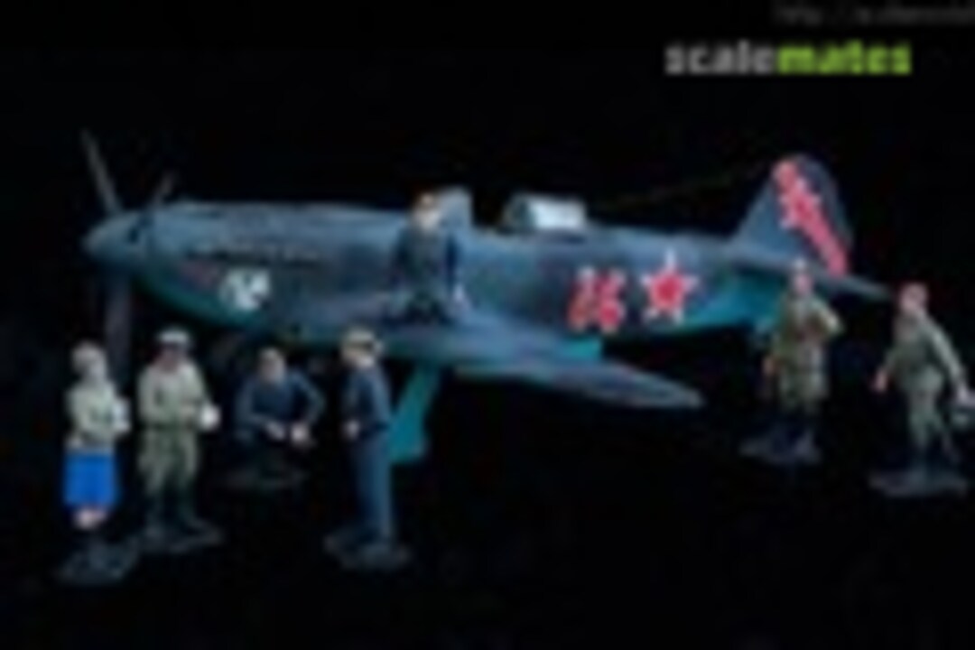 Soviet Pilots & Ground Personnel 1:48