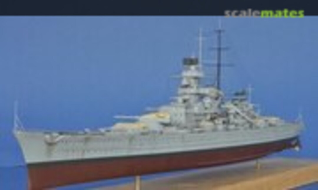 Deutsches Schlachtschiff Gneisenau 1:400
