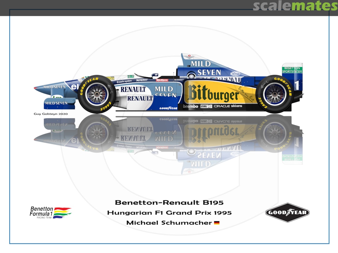 Benetton B195 1:43