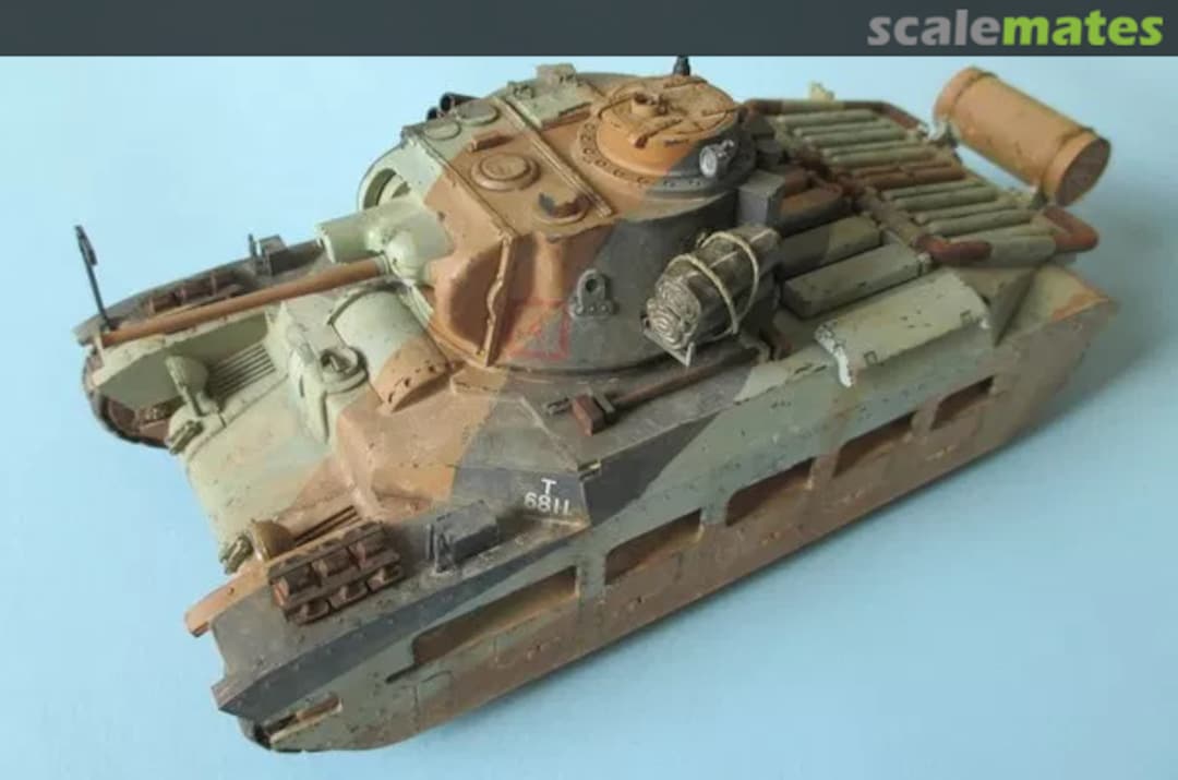 Fujimi 1//76 WWII British Light Infantry Tank Matilda MKII Model Kit Bachmann