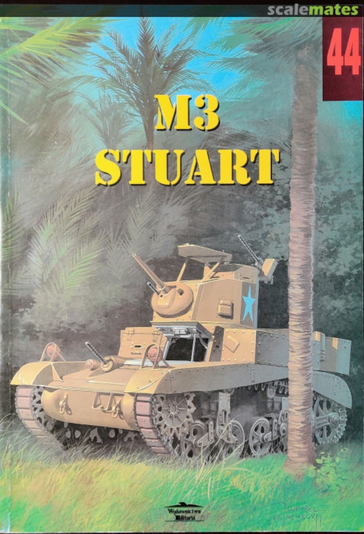 Cover M3 Stuart 44 Wydawnictwo Militaria