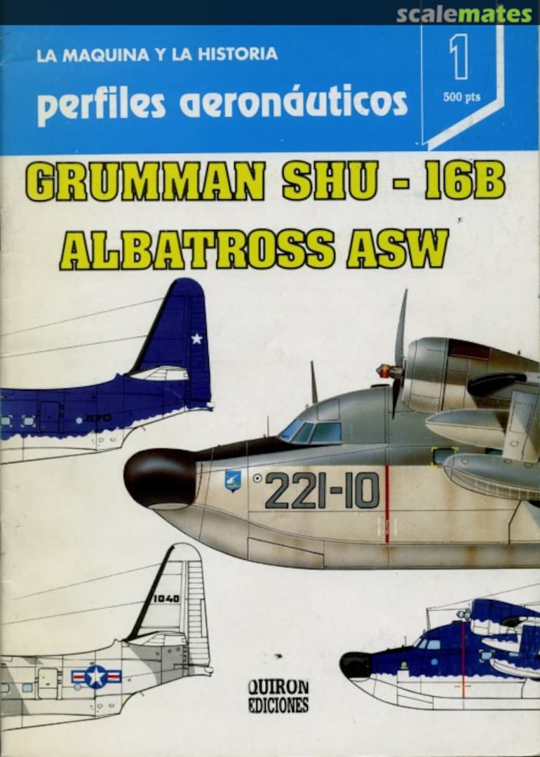 Cover Grumman SHU-16B Albatross ASW 1 QUIRON EDICIONES Cover Grumman SHU-16B Albatross ASW 1 QUIRON EDICIONES