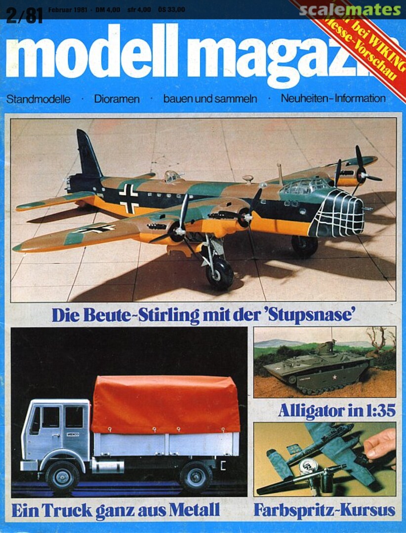 Cover Modell Magazin 1981-02 1981-02 Alba Publikation Cover Modell Magazin 1981-02 1981-02 Alba Publikation