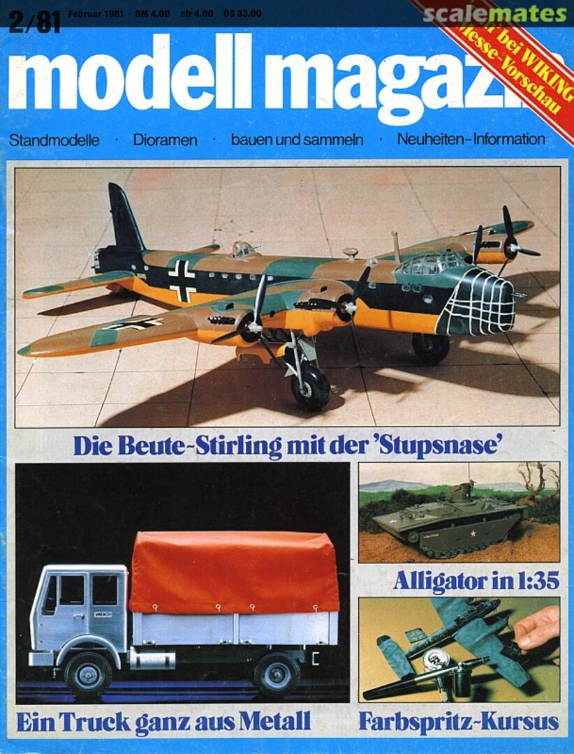 Cover Modell Magazin 1981-02 1981-02 Alba Publikation