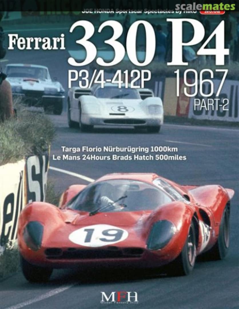 Cover Ferrari 330 P4 P3/4-412P 1967 Part 2 2 Model Factory Hiro