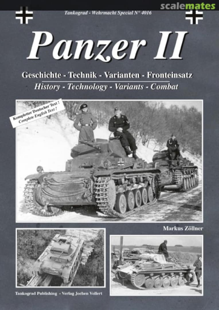Cover Panzer II 4016 Tankograd Publishing Cover Panzer II 4016 Tankograd Publishing
