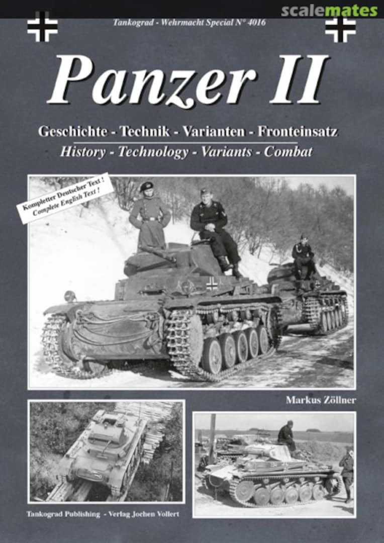 Cover Panzer II 4016 Tankograd Publishing