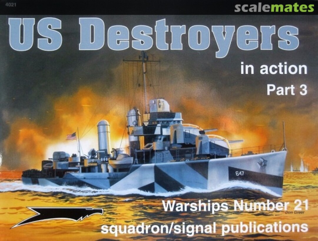 Cover US Destroyers 4021 Squadron/Signal Publications Cover US Destroyers 4021 Squadron/Signal Publications