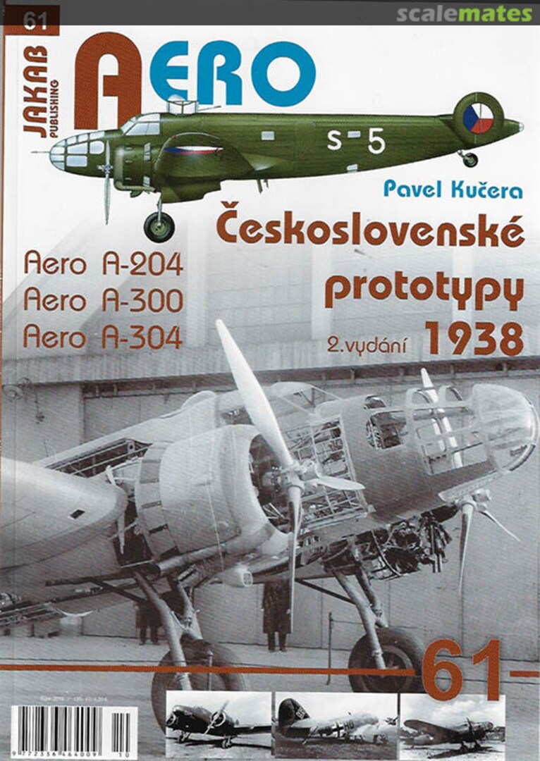 Cover Československé prototypy 1938 61 Jakab Publishing