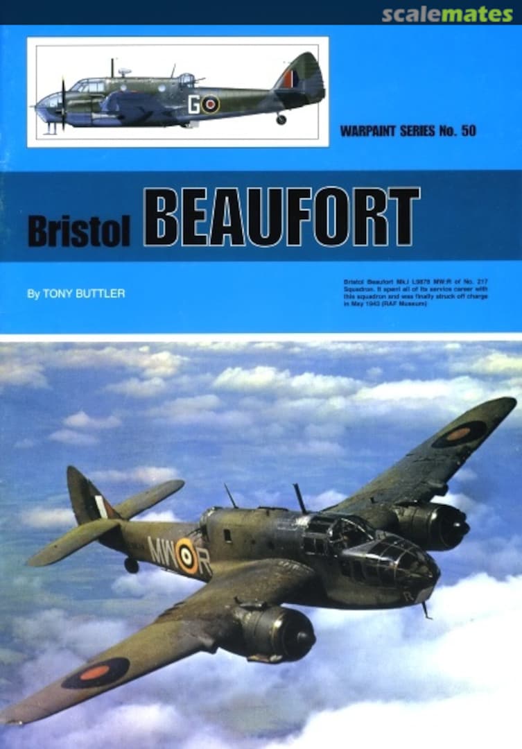 Cover Bristol Beaufort 50 Warpaint Books Limited