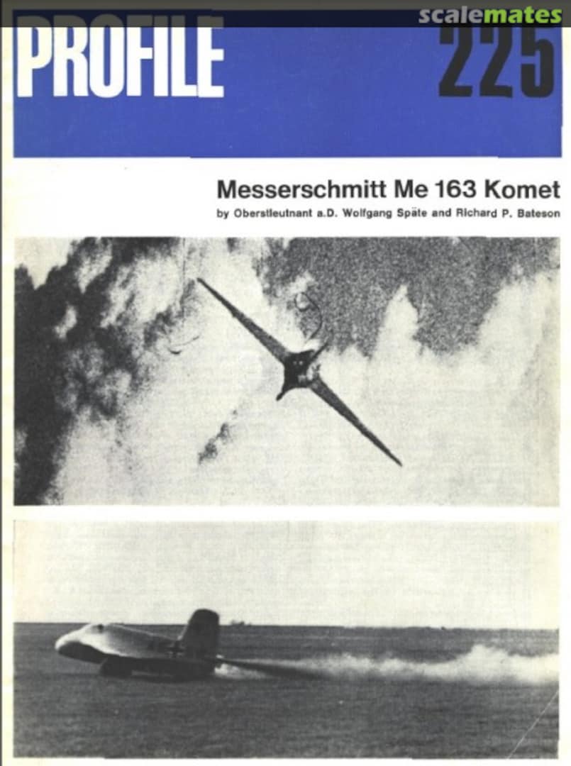 Cover Messerschmitt Me 163 Komet 225 Profile Publications Cover Messerschmitt Me 163 Komet 225 Profile Publications