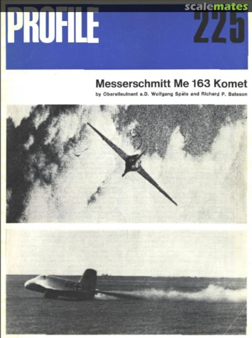 Cover Messerschmitt Me 163 Komet 225 Profile Publications