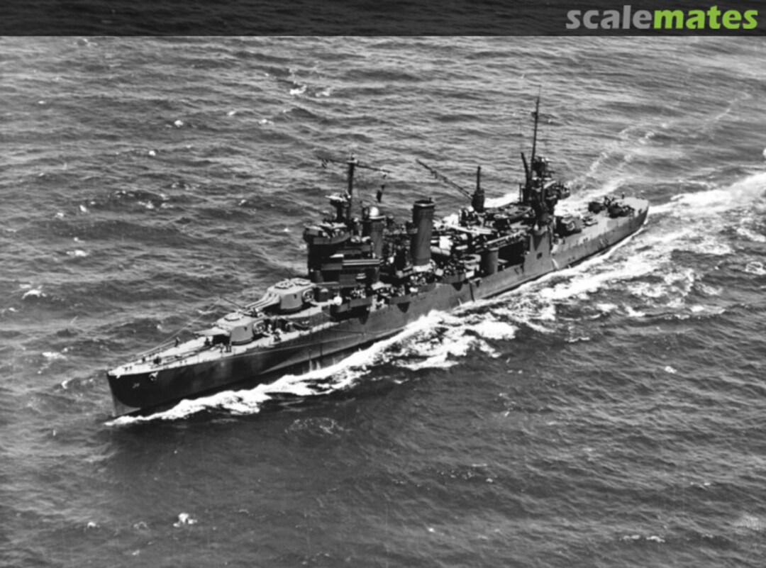 Cover New Orleans-class heavy cruiser USS Astoria CA-34 Model Monkey Cover New Orleans-class heavy cruiser USS Astoria CA-34 Model Monkey