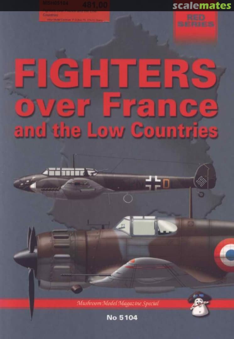 Cover Fighters over France and Low Countries 5104 MMP Books