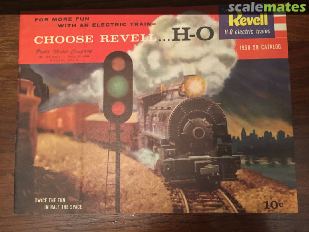 Cover Revell Catalogue 1958-59 Revell Cover Revell Catalogue 1958-59 Revell