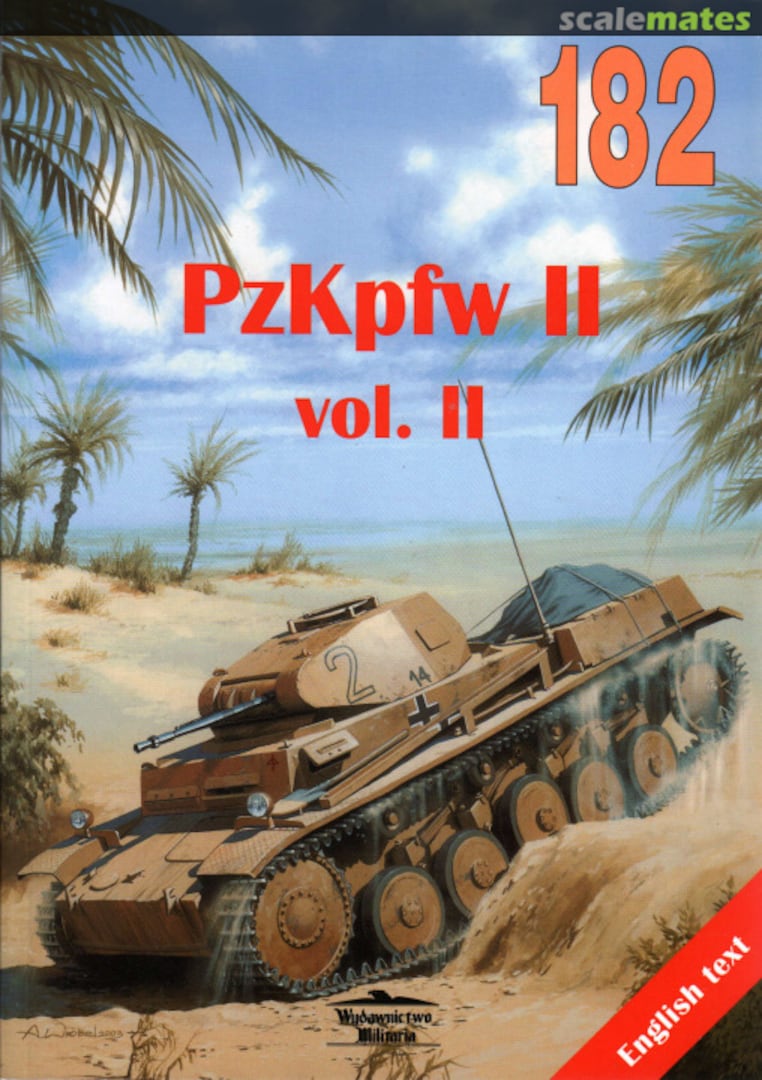 Cover PzKpfw II 182 Wydawnictwo Militaria