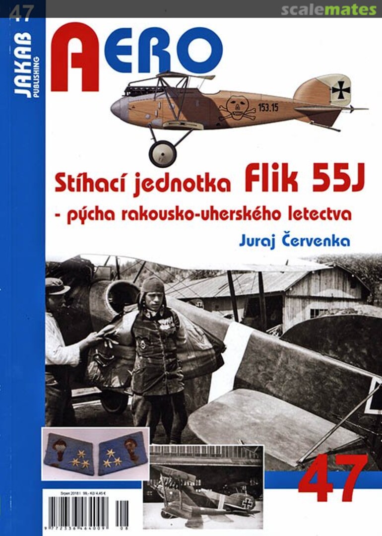 Cover Stíhací jednotka Flik 55J 47 Jakab Publishing