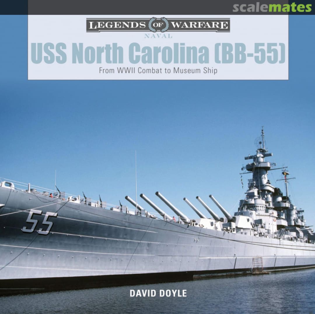 Cover USS North Carolina (BB-55)  Schiffer Publishing