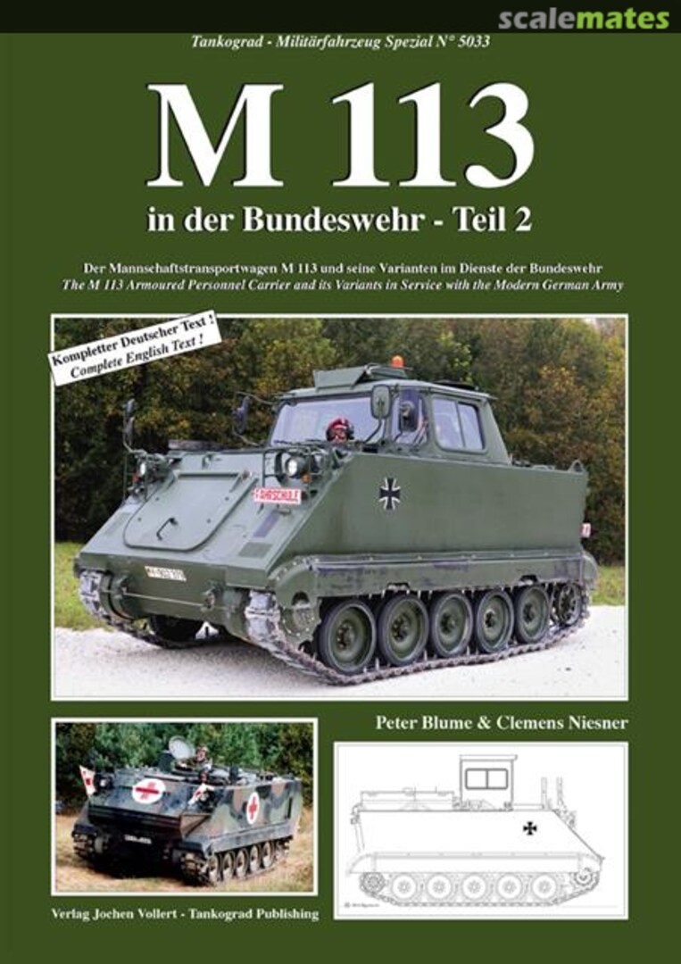 Cover M 113 in der Bundeswehr - Teil 2 5033 Tankograd Publishing