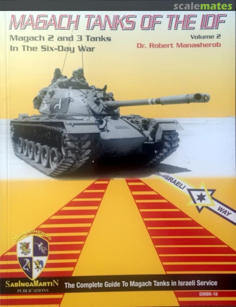 Cover Magach tanks of the IDF Vol.2 SIMBK-18 SabIngaMartin Publications