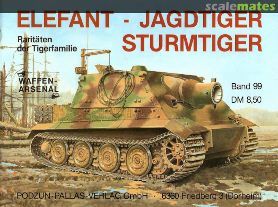 Cover ELEFANT - JAGDTIGER - STURMTIGER 99 Podzun-Pallas-Verlag