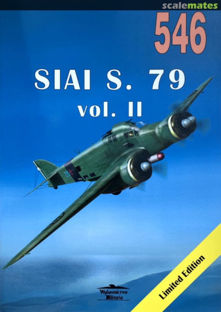 Cover SIAI S. 79 vol. II 546 Wydawnictwo Militaria Cover SIAI S. 79 vol. II 546 Wydawnictwo Militaria