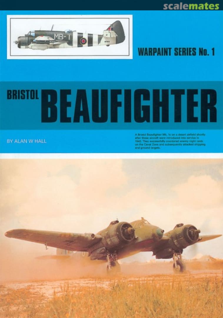 Cover Bristol Beaufighter 1 Warpaint Books Limited