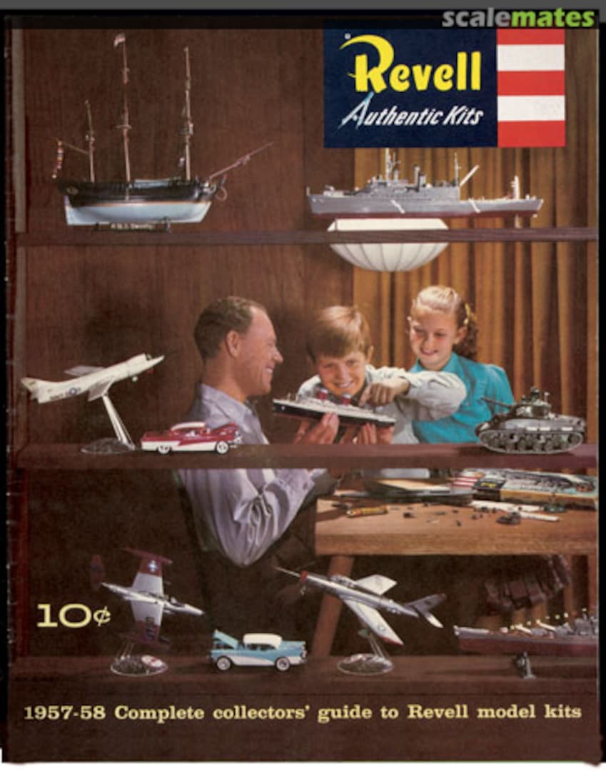 Cover Revell Catalogue 1957/1958  Revell