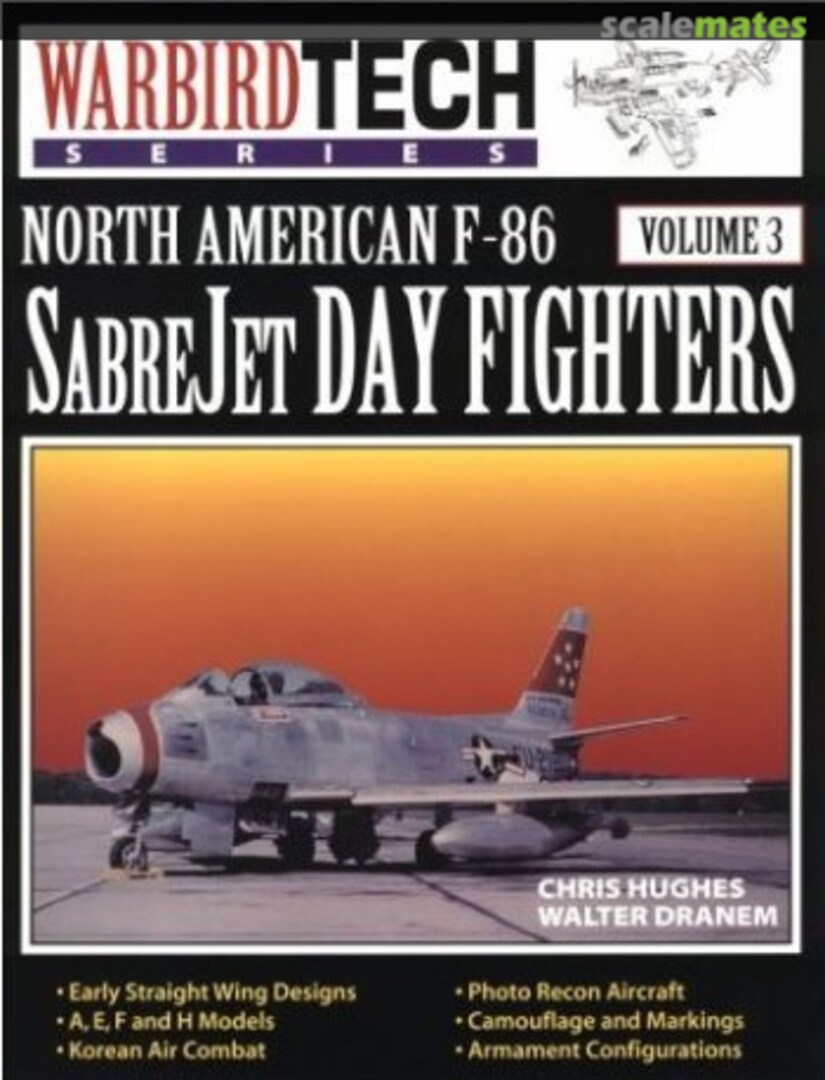 Cover North American F-86 Sabre Jet Day Fighters 3 Specialty Press Cover North American F-86 Sabre Jet Day Fighters 3 Specialty Press