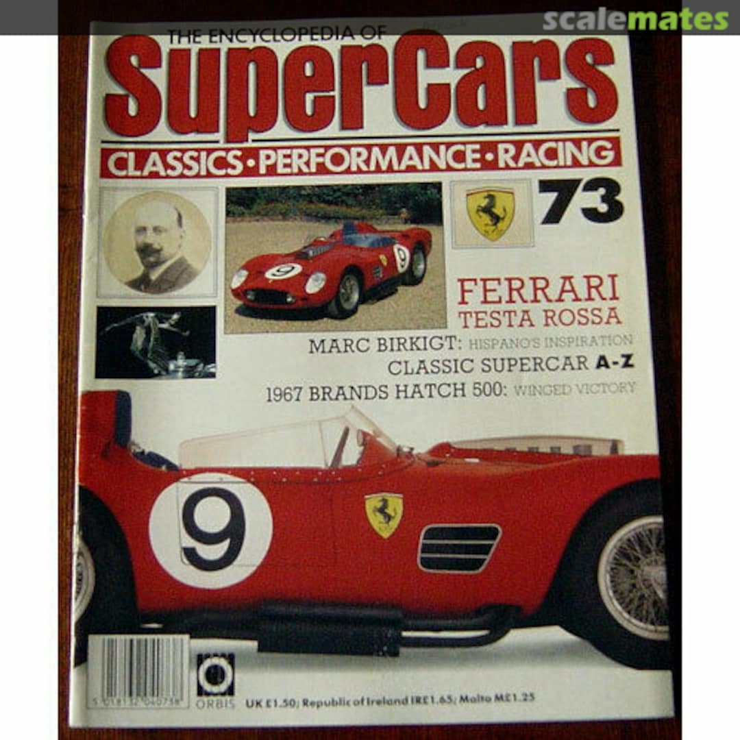 Cover Ferrari Testa Rossa 250 TR 73 Orbis Publishing Cover Ferrari Testa Rossa 250 TR 73 Orbis Publishing