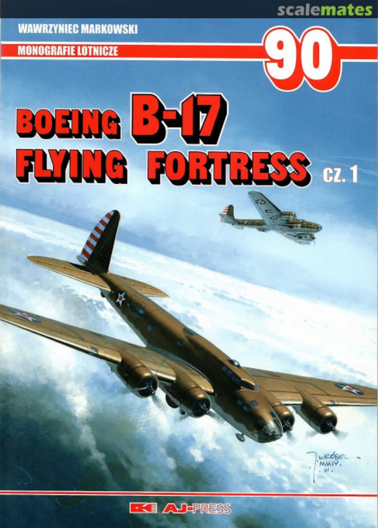 Cover Boeing B-17 Flying Fortress cz.1 90 AJ-Press