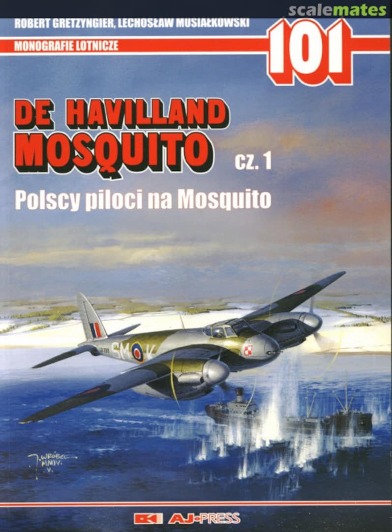 Cover De Havilland Mosquito cz.1  101 AJ-Press