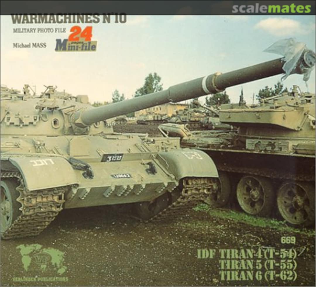 Cover IDF T-54, T-55, T-62 10 Verlinden Publications