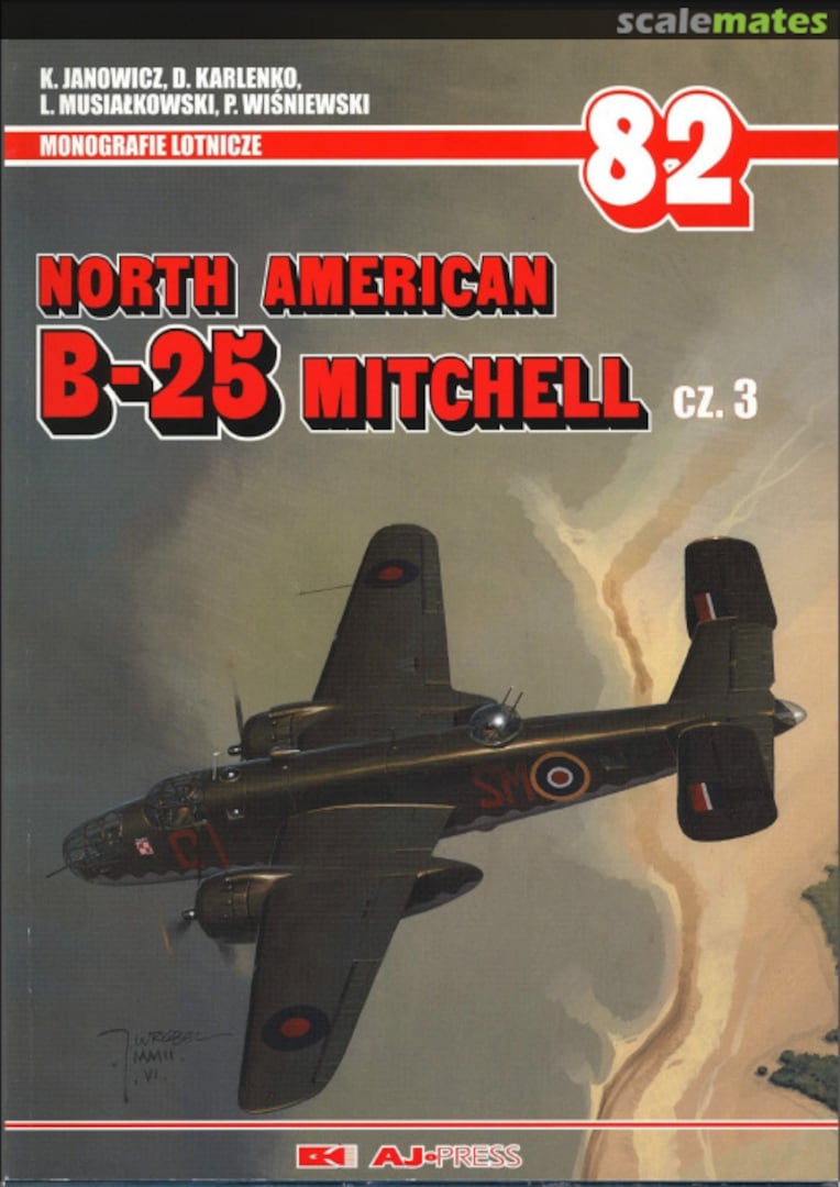 Cover North American B-25 Mitchell cz.3 82 AJ-Press