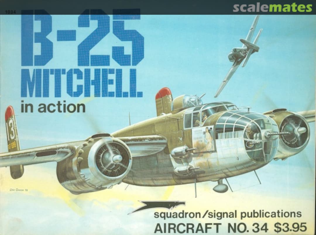 Cover B-25 Mitchell 1034 Squadron/Signal Publications