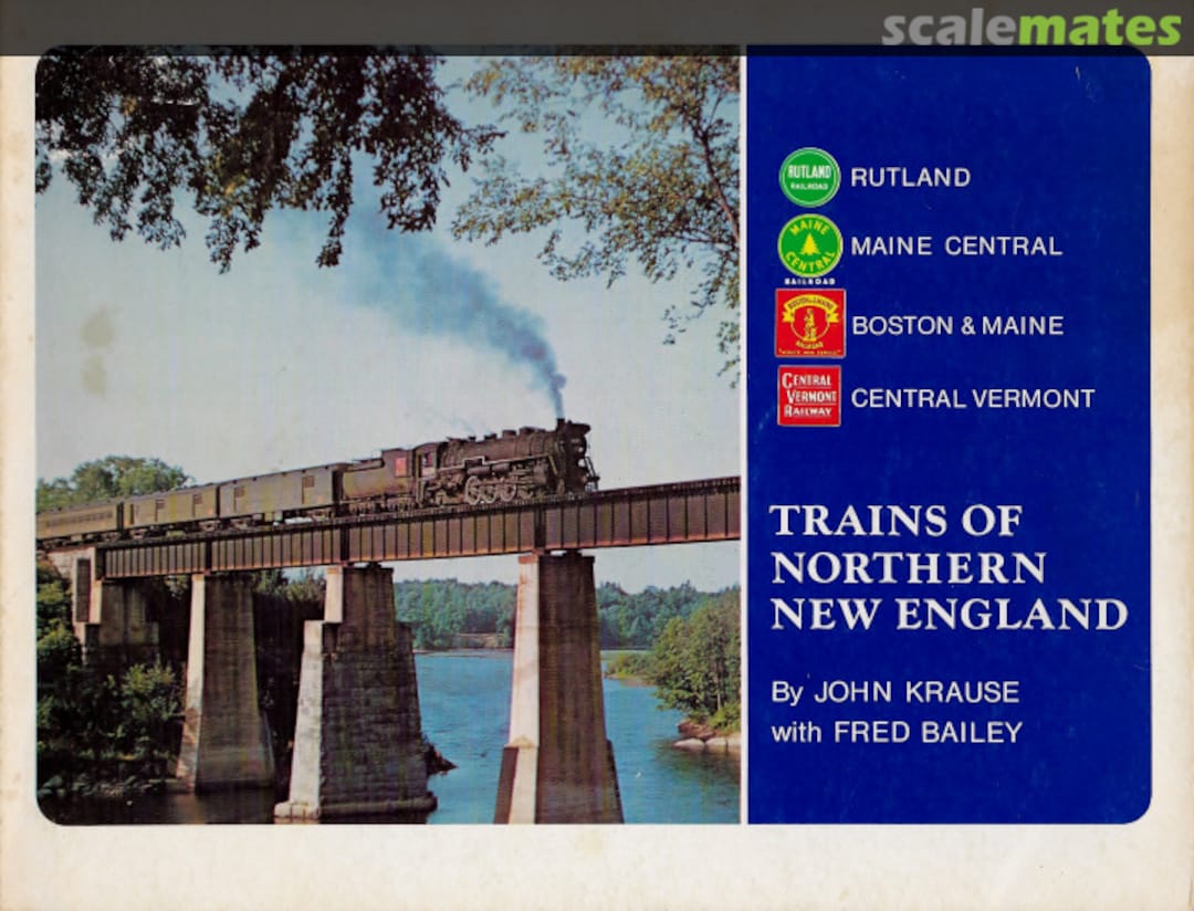 Cover TRAINS OF NORTHERN NEW ENGLAND  Quadrant Press