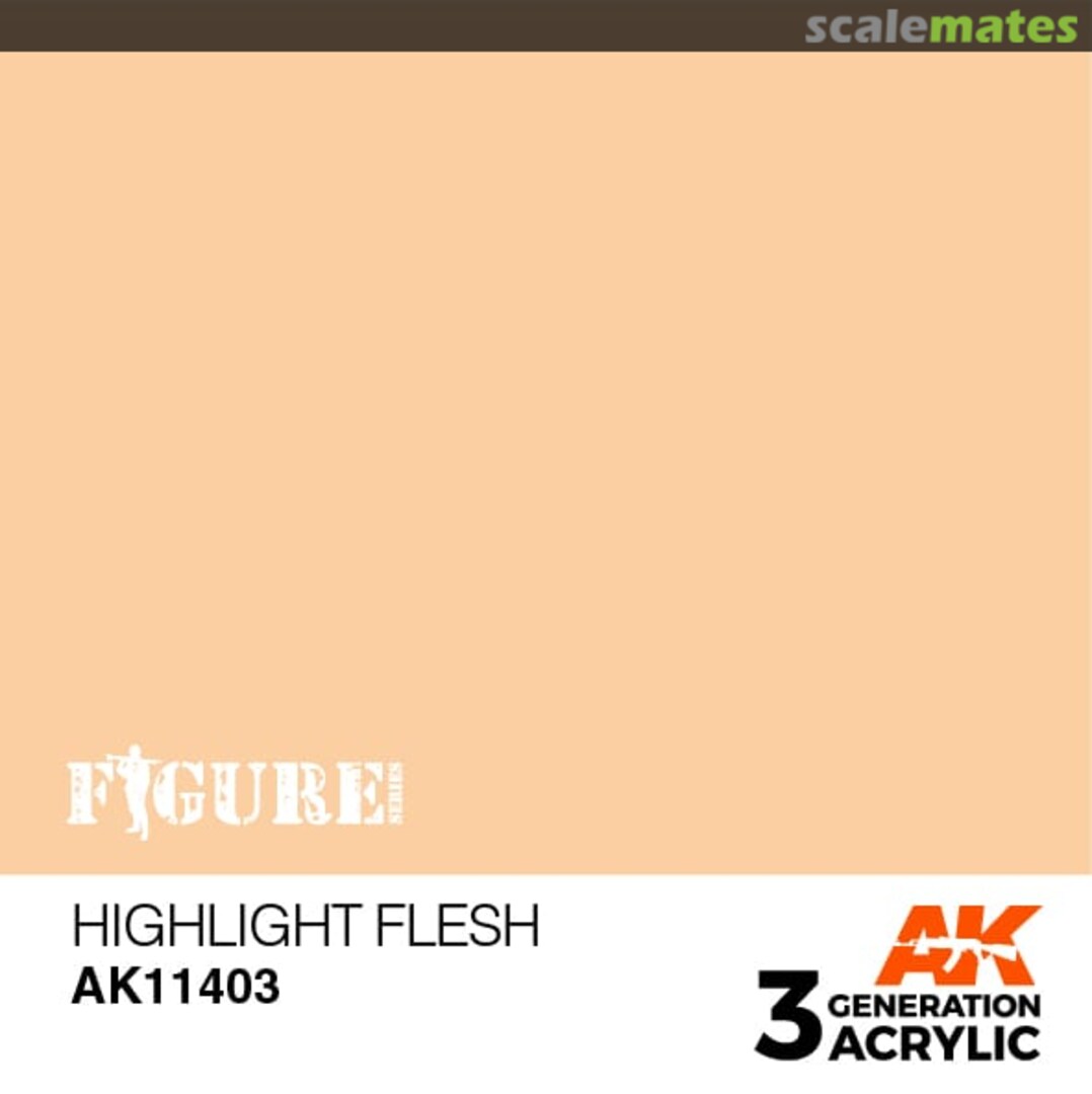 Boxart Highlight Flesh AK 11403 AK 3rd Generation - Figure