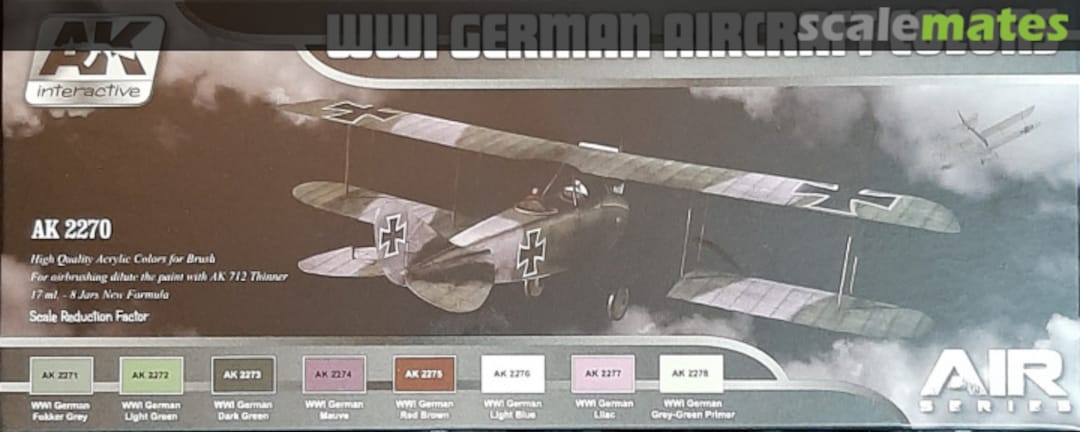 Boxart WWI German Aircraft Colors  AK Interactive Air Series