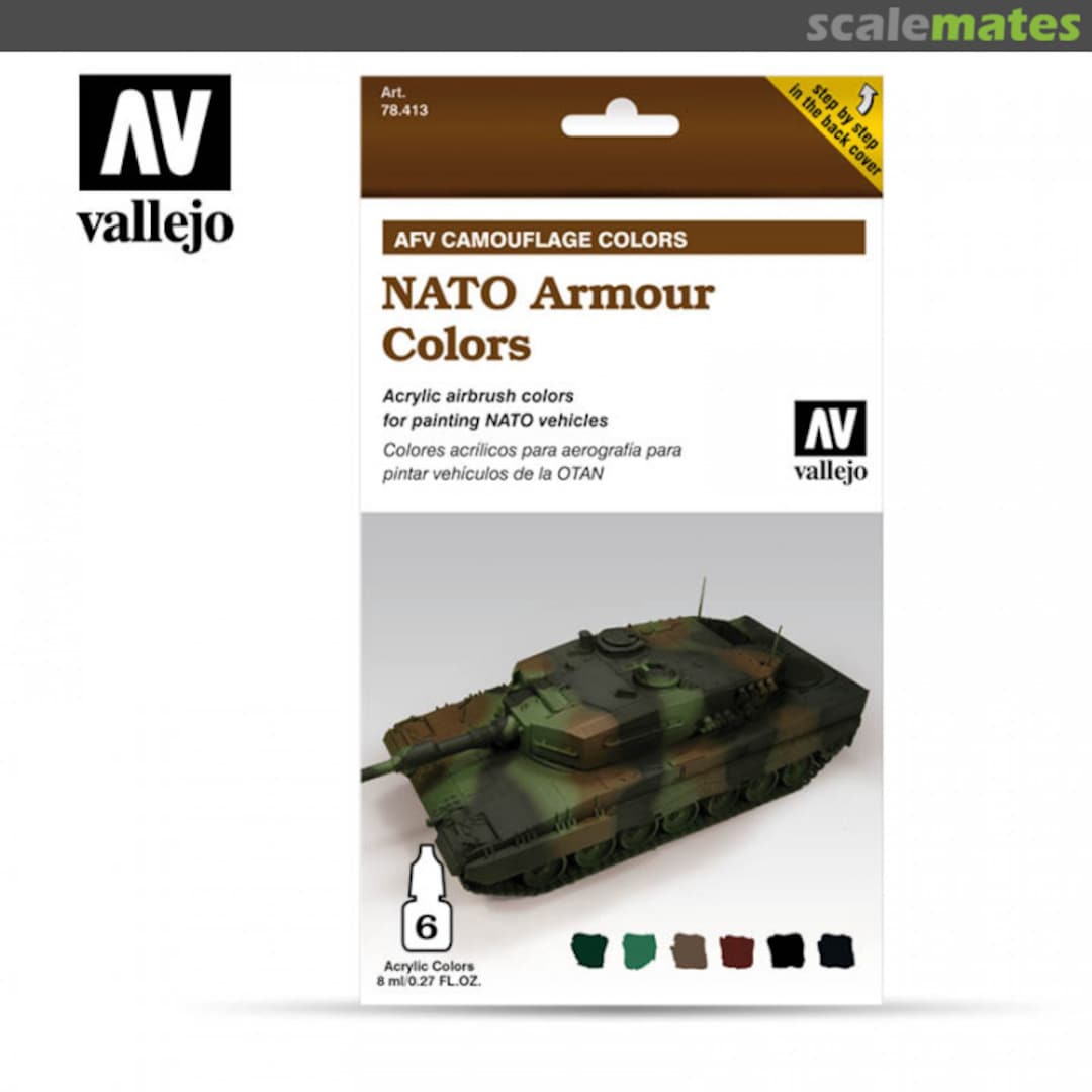 Boxart NATO Armour Colors  Vallejo Model Air