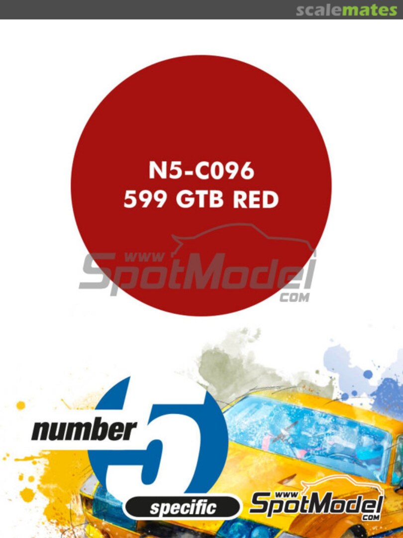 Boxart 599 GTB Red  Number Five