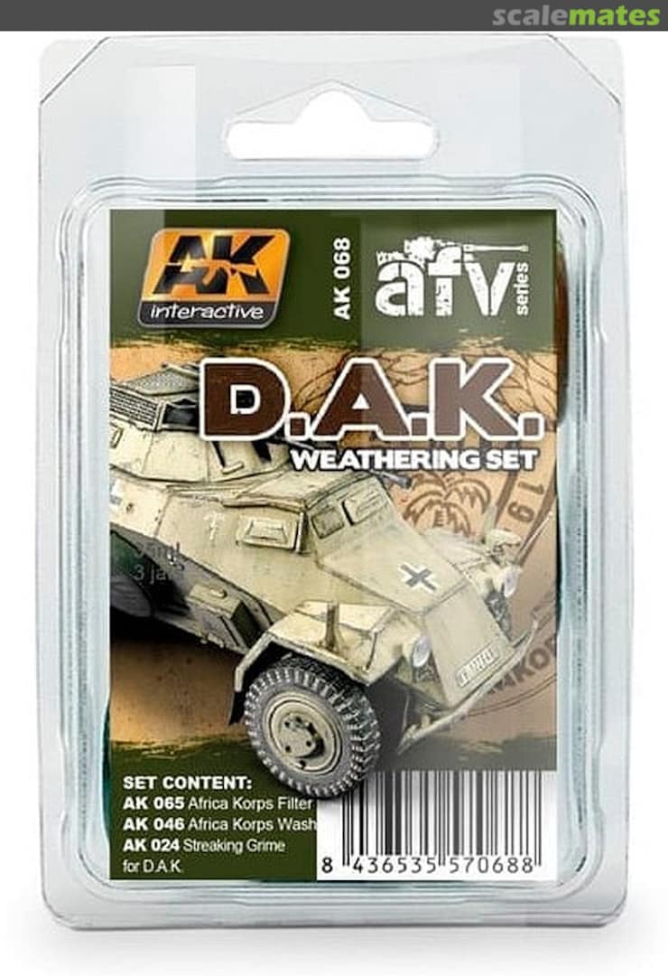 Boxart D.A.K Weathering Set AK 068 AK Interactive